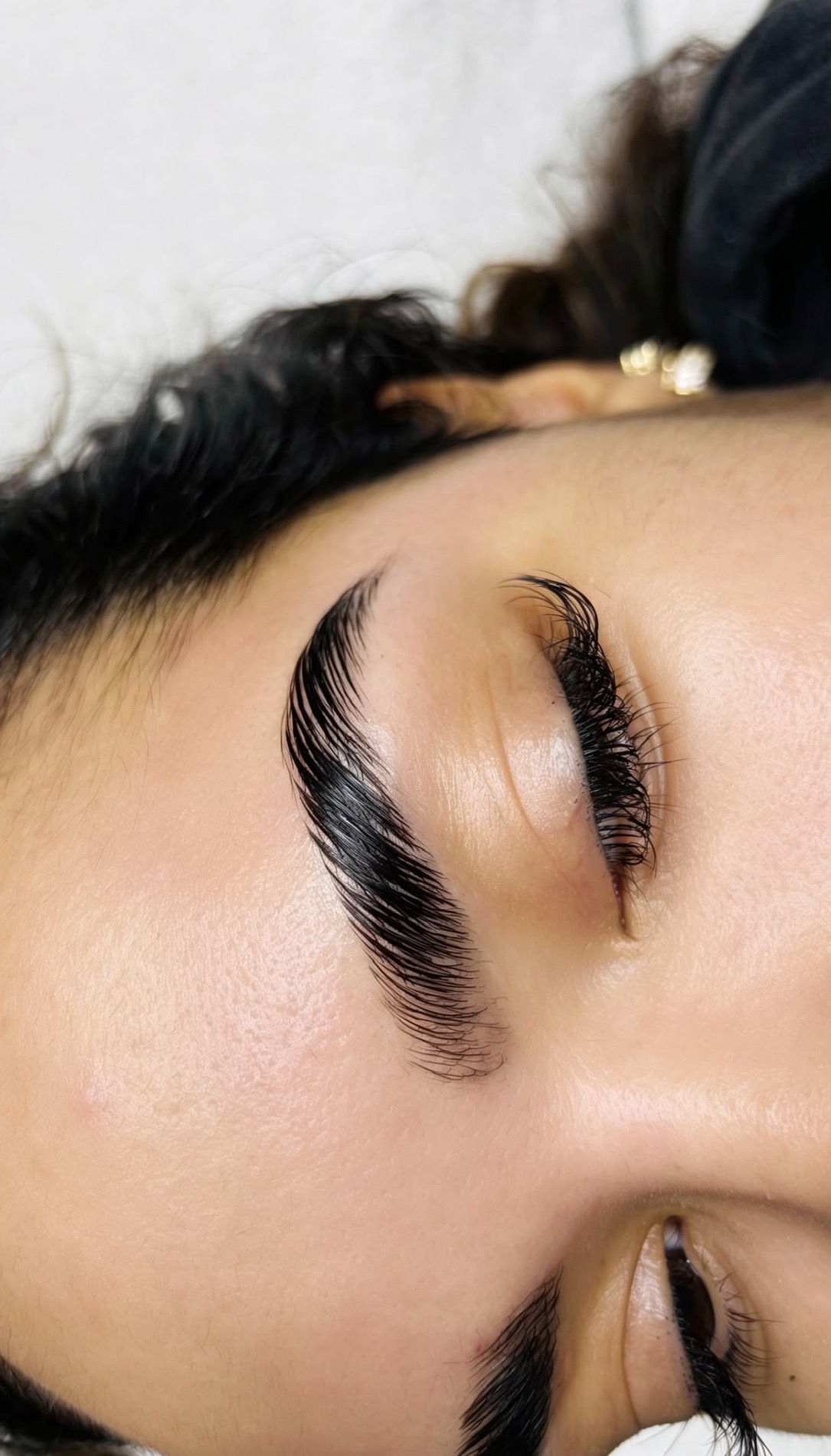 Lash extension detail at Fabeauty Private Studio