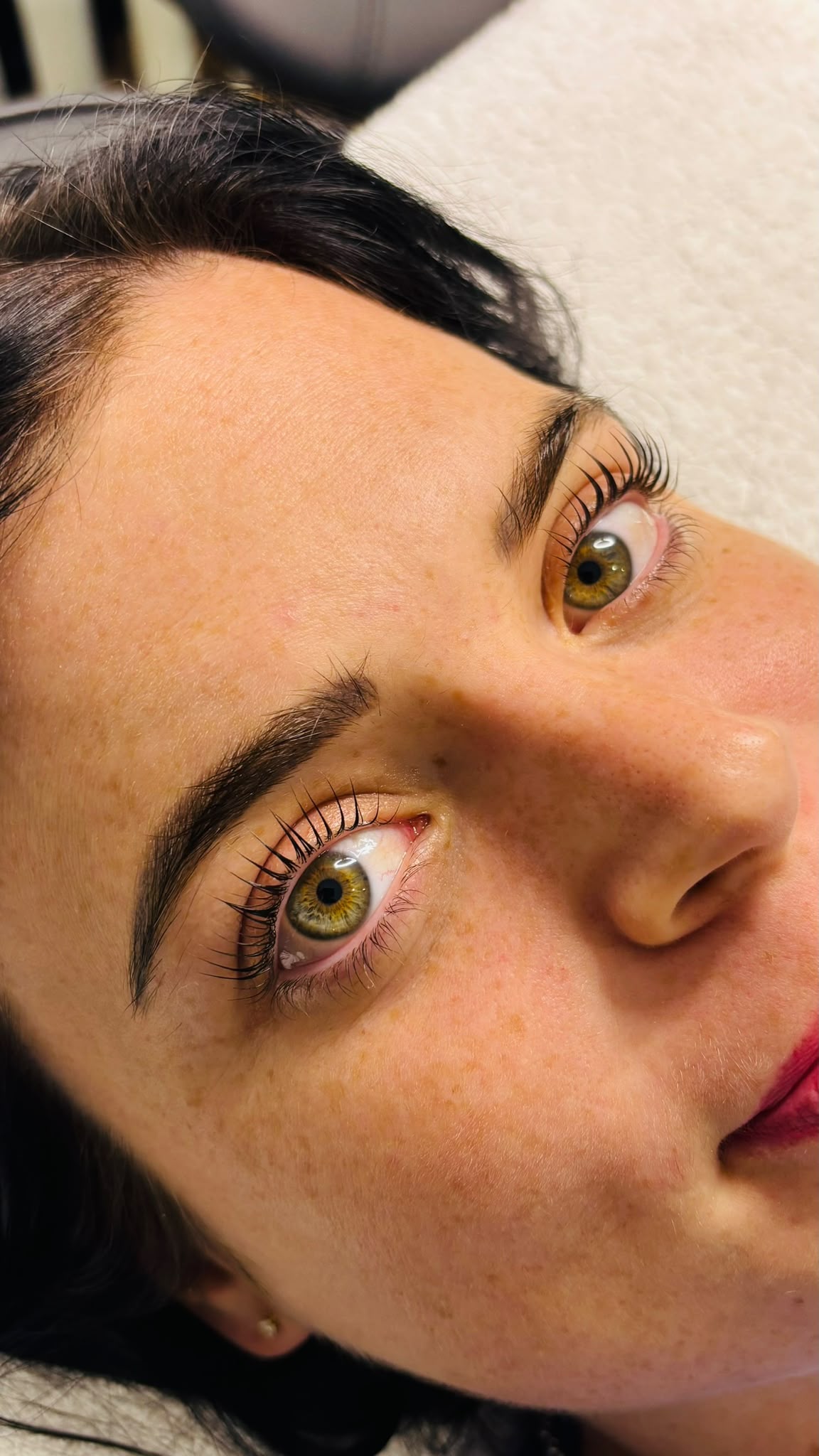 Lash extension detail at Fabeauty Private Studio