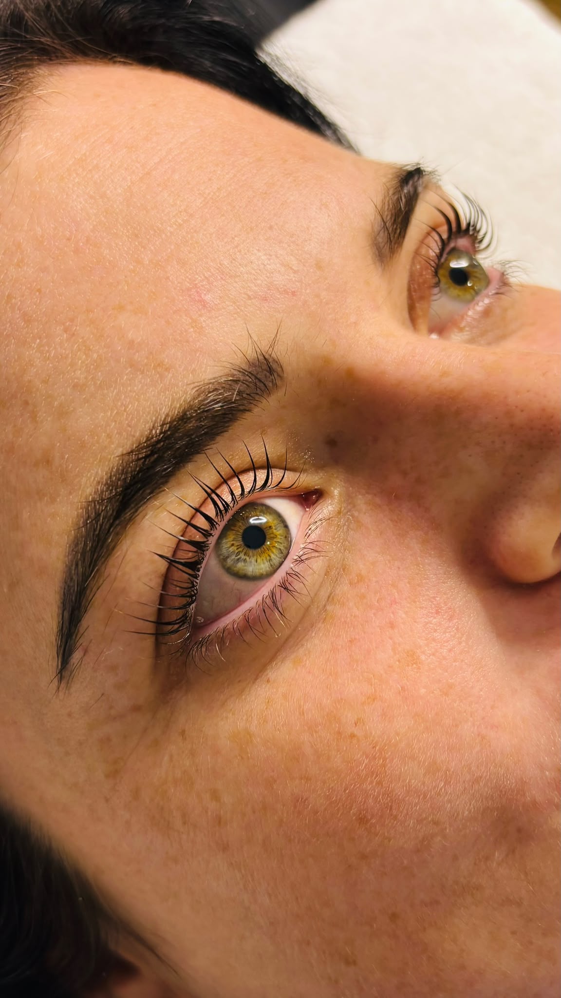 Lash extension detail at Fabeauty Private Studio